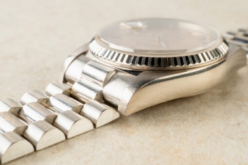 18039 Day-Date (insane cool watch / thick case / salmon dial / full set from Kuwait) – Bild 7