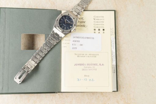 14790ST Royal Oak (crazy blue MK1 dial / full set from Spain 2002) – Bild 4