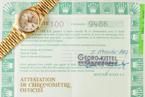 18038 Day-Date (perfect unpolished condition / LC100 Germany / full set) – Bild 4