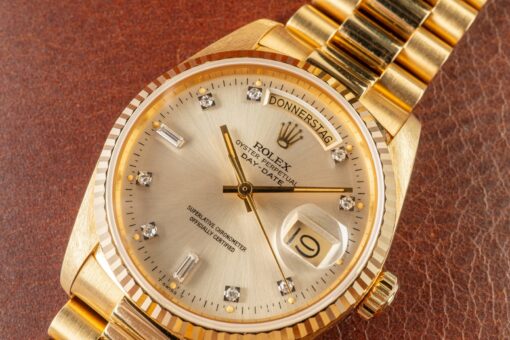18038 Day-Date (perfect unpolished condition / LC100 Germany / full set) – Bild 6