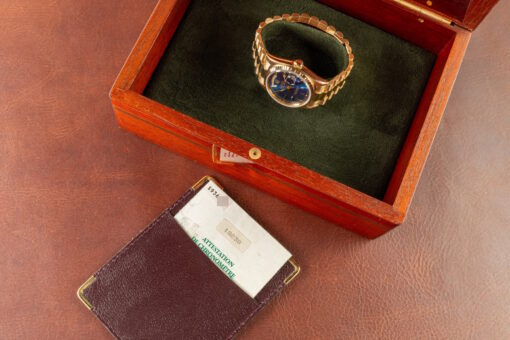 18238 Day-Date (wonderful blue dial / box papers / LC100 Germany) – Bild 5