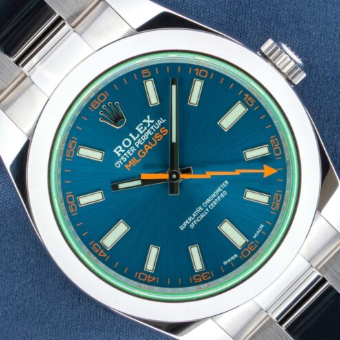 116400GV Milgauss (BLUE / unworn new / German delivery LC100)