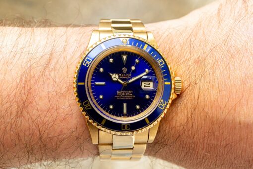 1680(8) Submariner Date (the gold plexi / 1972 / service papers / old clasp) – Bild 2