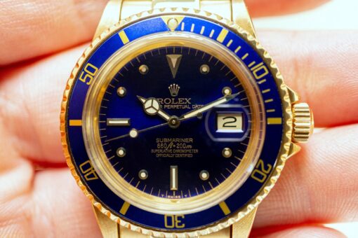 1680(8) Submariner Date (the gold plexi / 1972 / service papers / old clasp) – Bild 3