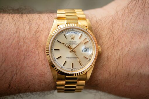 18238 Day-Date (perfect untouched condition / full set from Como Italy / light tropical dial) - Image 2