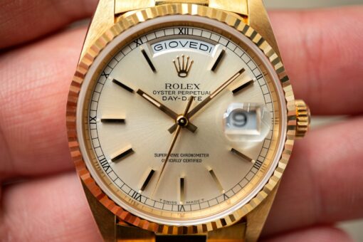 18238 Day-Date (perfect untouched condition / full set from Como Italy / light tropical dial) - Image 3