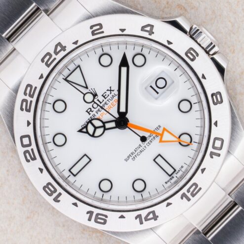 216570 Explorer II (LC100 Germany full set / Wempe / white dial)
