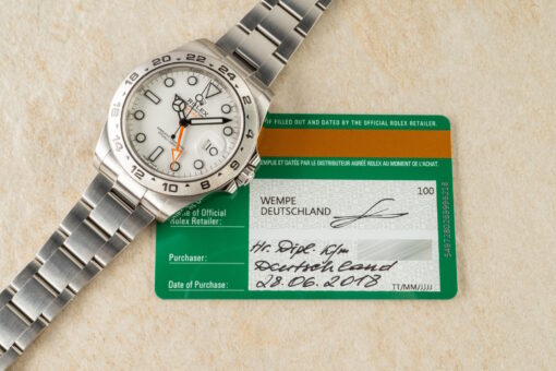 216570 Explorer II (LC100 Germany full set / Wempe / white dial) - Image 4