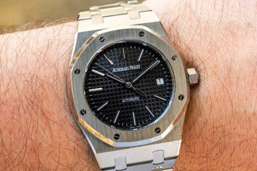 15300ST Royal Oak (perfect set from Austria / born black dial / top condition) - Image 2