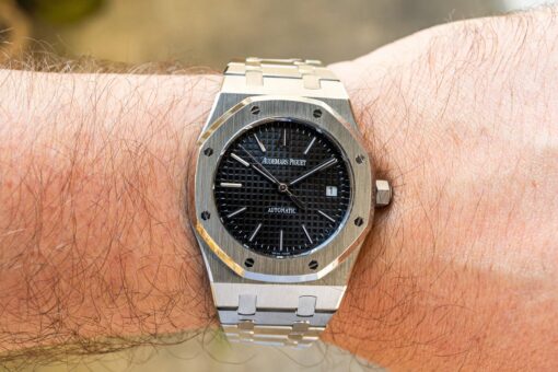 15300ST Royal Oak (perfect set from Austria / born black dial / top condition) - Image 3