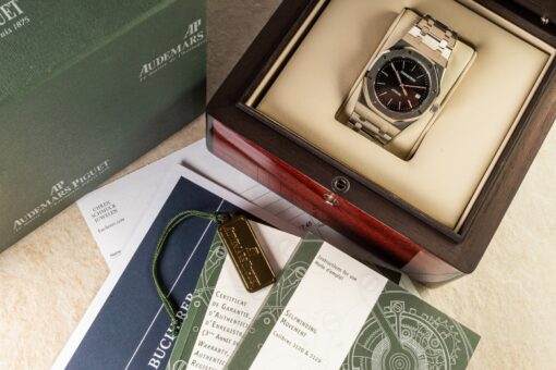 15300ST Royal Oak (perfect set from Austria / born black dial / top condition) - Image 5