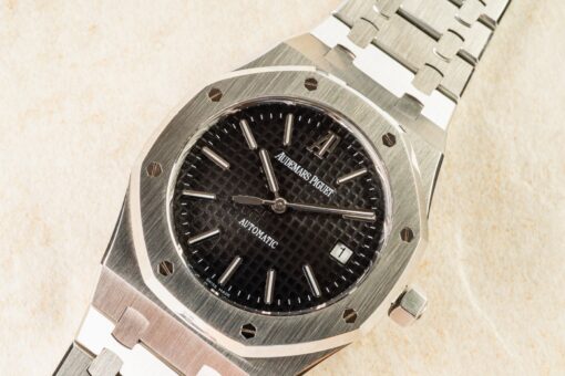 15300ST Royal Oak (perfect set from Austria / born black dial / top condition) - Image 7