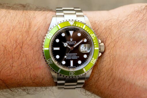 16610LV Submariner Date (full set / B3 lime green inlay / unpolished) - Image 2