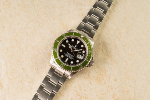 16610LV Submariner Date (full set / B3 lime green inlay / unpolished) - Image 6