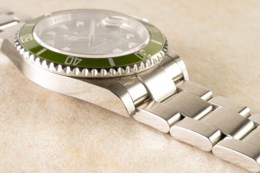 16610LV Submariner Date (full set / B3 lime green inlay / unpolished) - Image 8