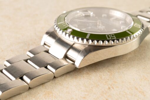 16610LV Submariner Date (full set / B3 lime green inlay / unpolished) - Image 9
