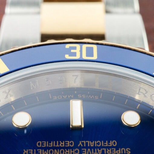 16613 Submariner Date (blue dial / unpolished / LC 100 full set) – Bild 10