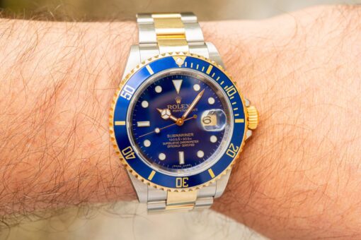 16613 Submariner Date (blue dial / unpolished / LC 100 full set) – Bild 2