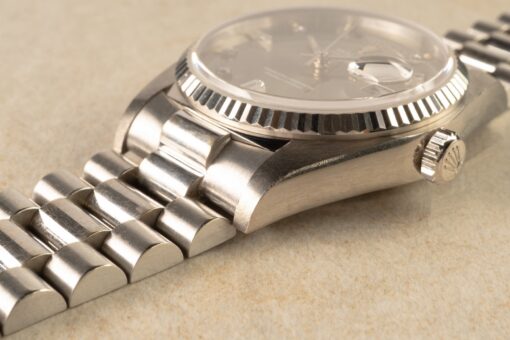 18039 Day-Date (thick case version / unpolished and perfect / grey diamond dial) – Bild 10