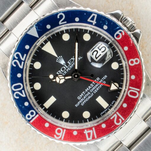 16750 GMT-Master (MK1 matte dial / top patina / from 1984)