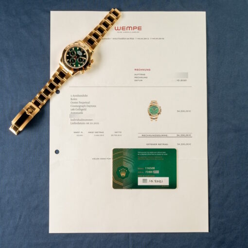 116508 Daytona (John Mayer Green / 2021 unworn / perfect set from first owner) – Bild 2