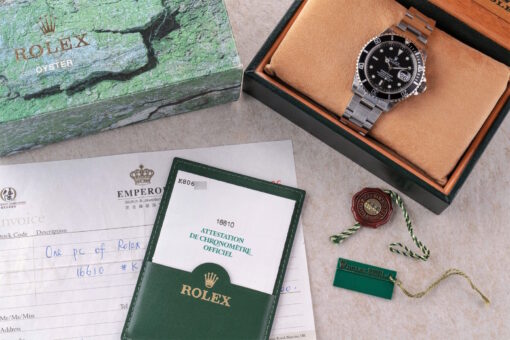 16610 Submariner Date (K serial 2002 / full set with purchase receipt) – Bild 5