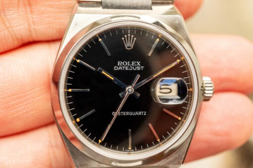 17000 Oysterquartz (MK1 black dial / 1977 / sharp case) – Bild 2
