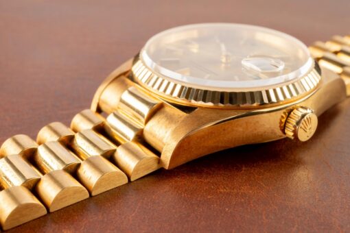 18038 Day-Date (crazy patina on case and dial / box papers / unpolished) – Bild 12