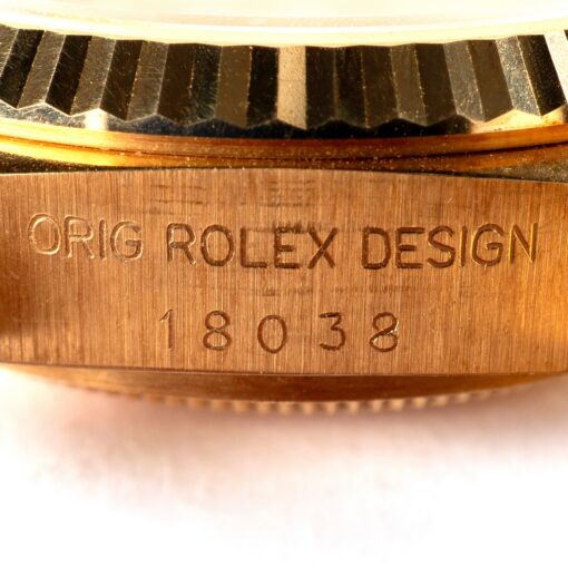 18038 Day-Date (crazy patina on case and dial / box papers / unpolished) – Bild 14
