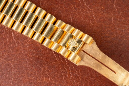18238 Day-Date (unpolished / LC100 full set / caseback sticker / blue diamond sunray) – Bild 14