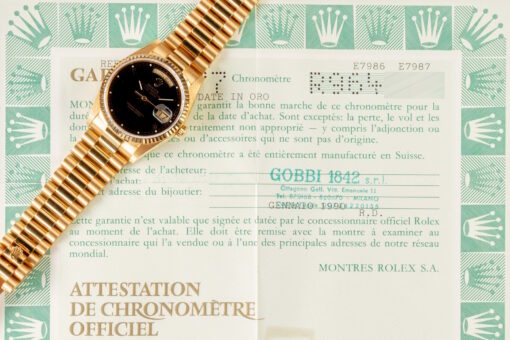 18238 Day-Date (crazy condition like NOS / black roman dial / full set Italy) – Bild 3