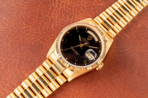 18238 Day-Date (crazy condition like NOS / black roman dial / full set Italy) – Bild 6