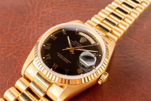 18238 Day-Date (crazy condition like NOS / black roman dial / full set Italy) – Bild 7