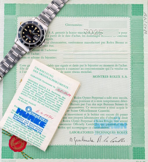 1680 Red Submariner (full set LC100 Germany / MK5 dial with top patina) – Bild 4