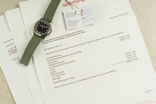 5060A Aquanaut (tritium dial / box and papers / full Patek service 2025) – Bild 4