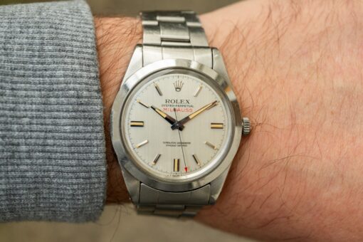 1019 Milgauss (square lume dial / wonderful patina / LC100 box and papers) – Bild 2