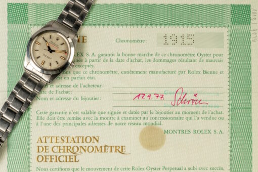 1019 Milgauss (square lume dial / wonderful patina / LC100 box and papers) – Bild 4