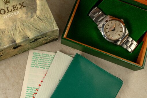 1019 Milgauss (square lume dial / wonderful patina / LC100 box and papers) – Bild 5