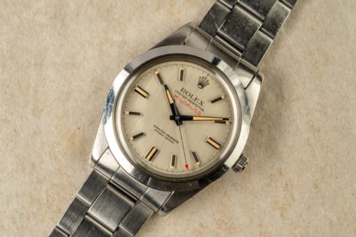 1019 Milgauss (square lume dial / wonderful patina / LC100 box and papers) – Bild 6
