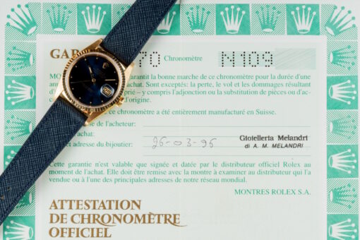 16238 Datejust (unpolished / perfect full set / blue sunray dial) – Bild 3