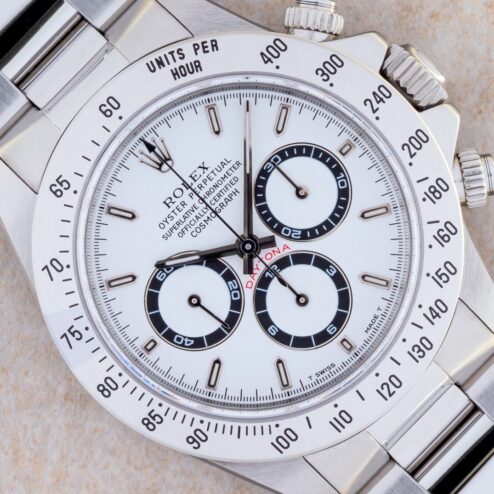 16520 Daytona (Userial full set / white dial tritium / 2025 Rolex service / top case)