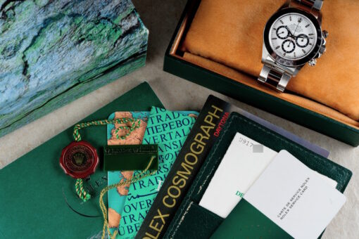16520 Daytona (Userial full set / white dial tritium / 2025 Rolex service / top case) – Bild 4