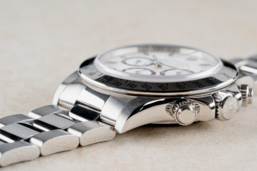 16520 Daytona (Userial full set / white dial tritium / 2025 Rolex service / top case) – Bild 9