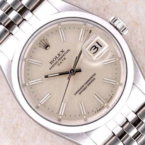 1500 Date (from 1966 / grey sunray dial / 62510H jubilee bracelet)