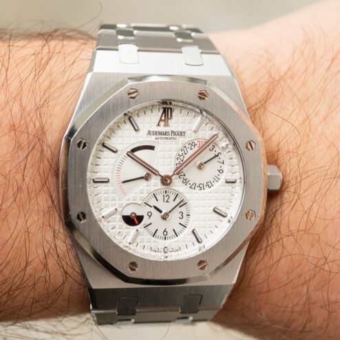 Alternative view of 26120ST Royal Oak Dual Time (full set / unpolished / 2008 Italy)