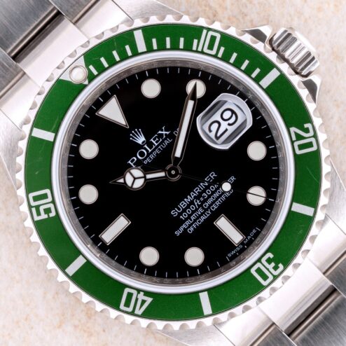 16610LV Submariner Date (Kermit / rehaut / unpolished full set Austria)