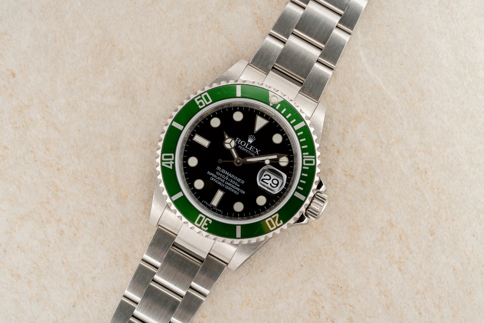 16610LV Submariner Date (Kermit / rehaut / unpolished full set Austria) - Image 4