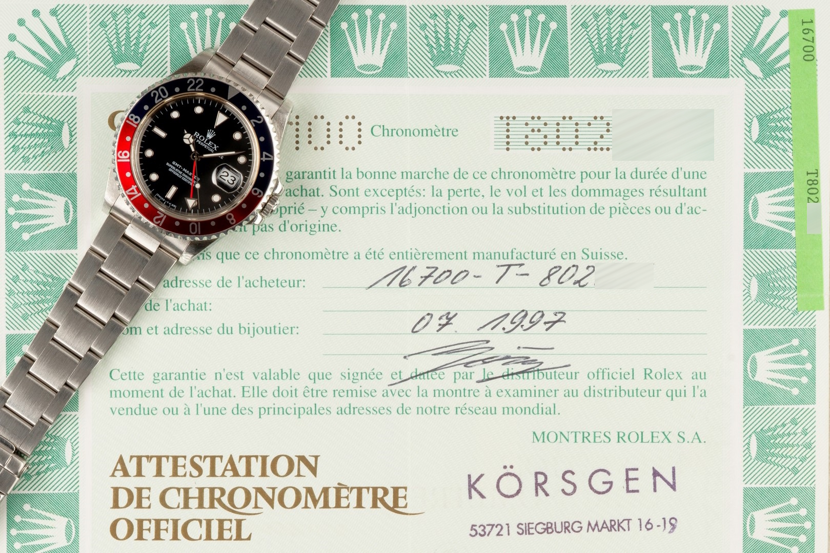 16700 GMT-Master (unpolished / Pepsi / LC100 full set) - Image 3