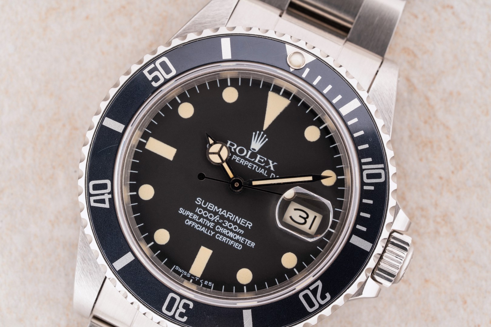16800 Submariner Date (Pallettoni matte dial / wonderful patina / from 1983) – Bild 5