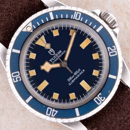 94010 Submariner (MARINE NATIONALE / M.N.82 / Blue snowflake with super patina)